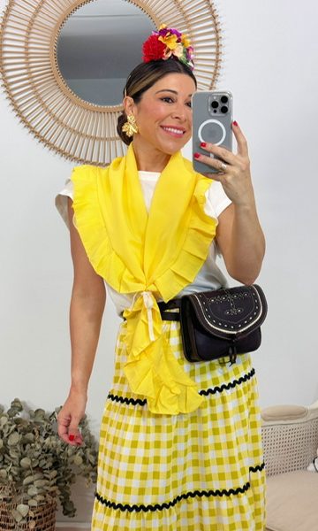 Mantoncillo piquillo amarillo