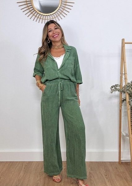 Pantalón Cotton Verde