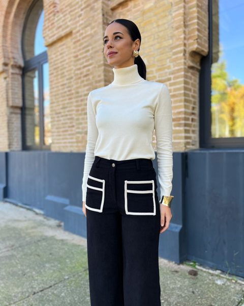 Jersey Cuello Cisne Beige