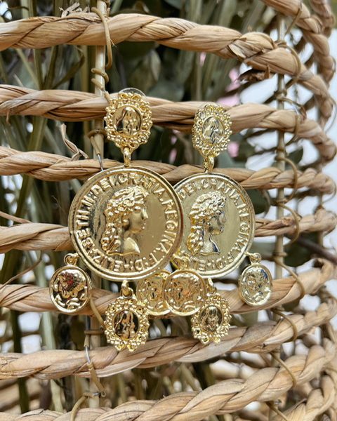 Pendientes Imperio Dorados