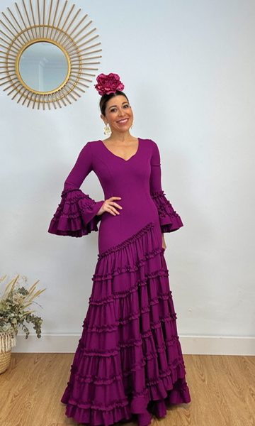 Vestido Flamenco Canastero Buganvilla
