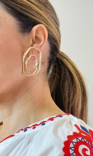 Pendientes Asimétricos Dorados