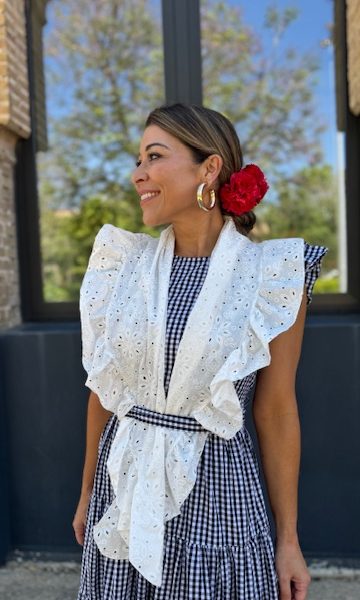 Mantoncillo Piquillo Perforado Blanco