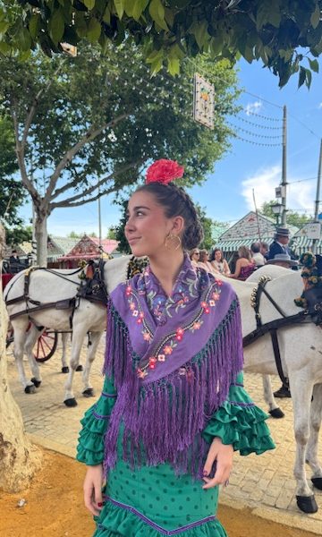 Mantón Albaicín Morado