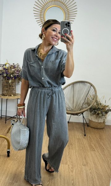 Pantalón Cotton Gris