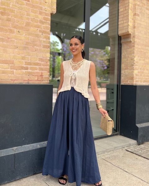 Pantalón Gloria Azul Marino