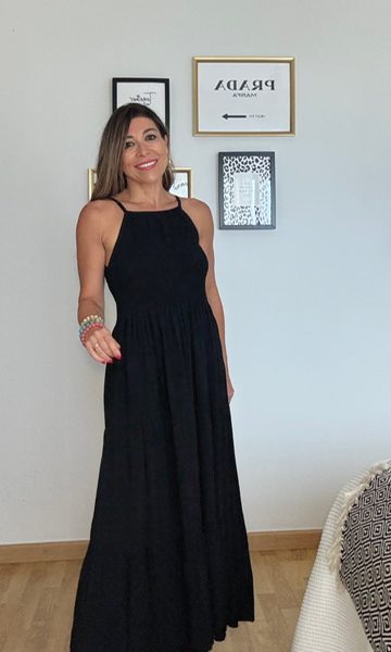 Vestido Loreto Nido Negro