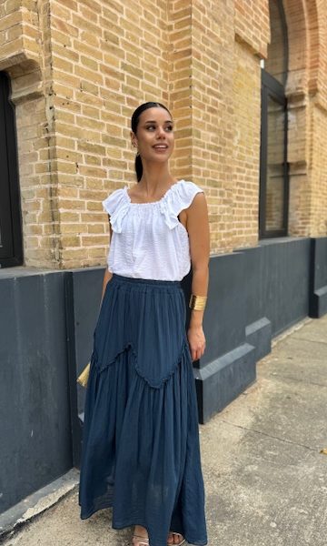 Falda Juliette Azul Marino