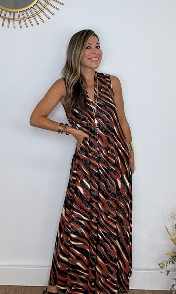 Vestido Túnica Cebra