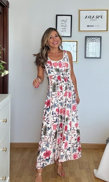 Vestido Leila Beige