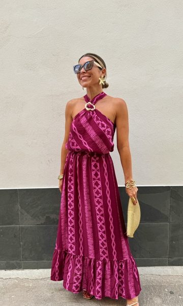 Falda Quetzal Rosa