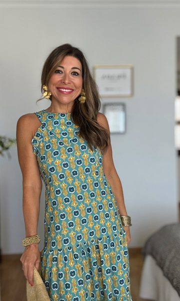Vestido Lía Petróleo