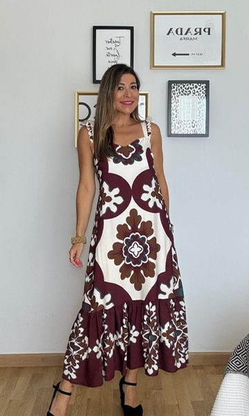 Vestido Leonor Berenjena