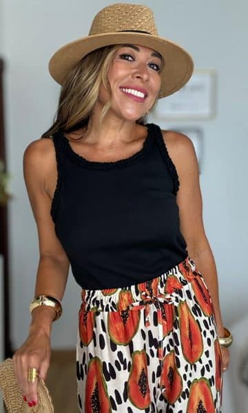 Camiseta Luna Negro