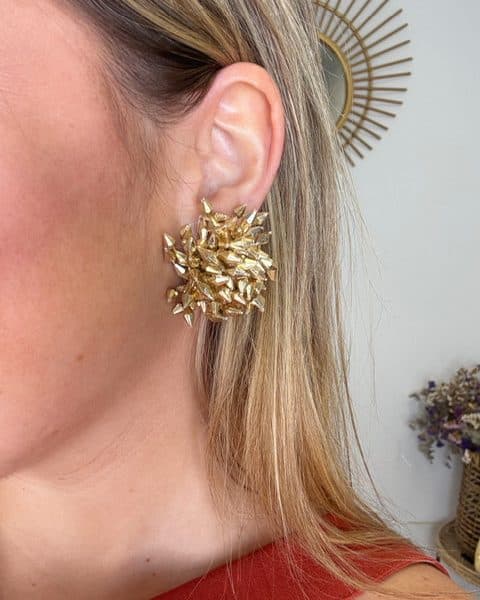 Pendientes Nido Dorados