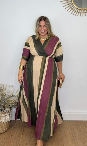 Vestido Olivia Plisado