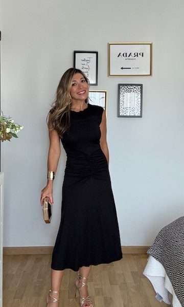 Vestido Rossini Negro