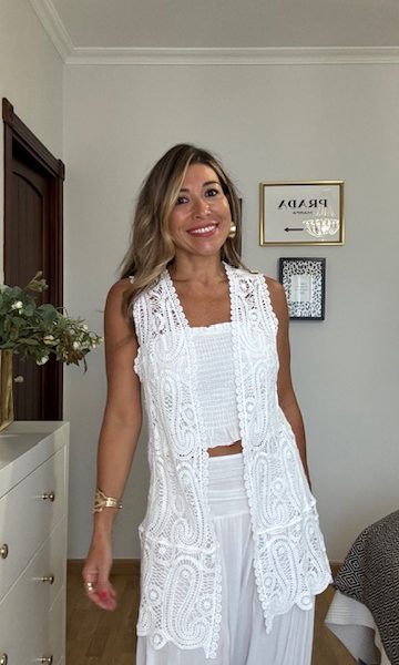 Chalequillo Crochet Largo