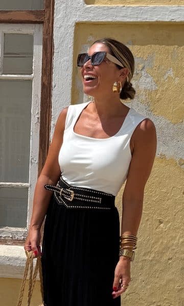 Top Anita blanco