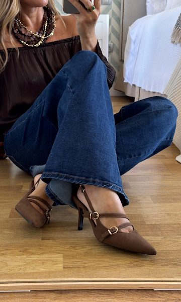 Zapato salón Antelina Marrón