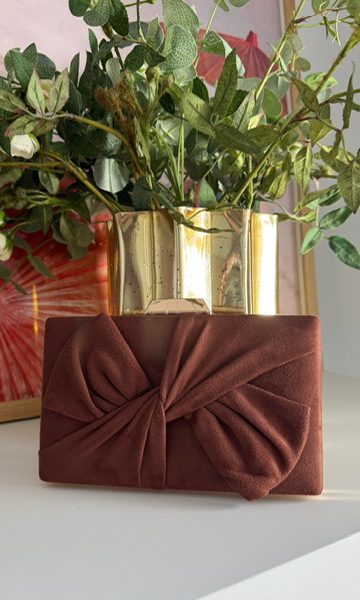 Clutch Lazada Marrón