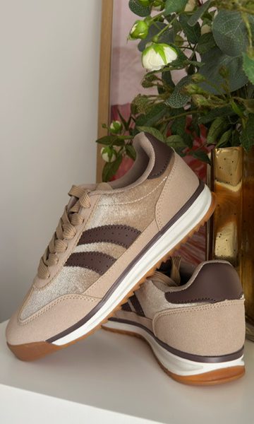 Deportivas Velvet Topo Brown