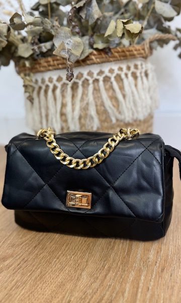 Bolso Acolchado Negro