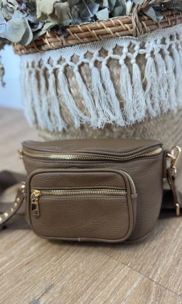 Bolso Riñonera Bandolera Topo