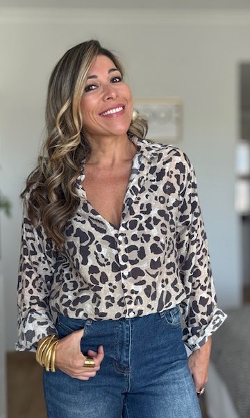 Blusa Animal Leopardo