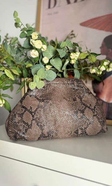 Bolso Animal Print Marrón