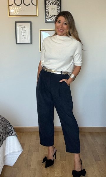 Pantalón Micropana Azul Marino