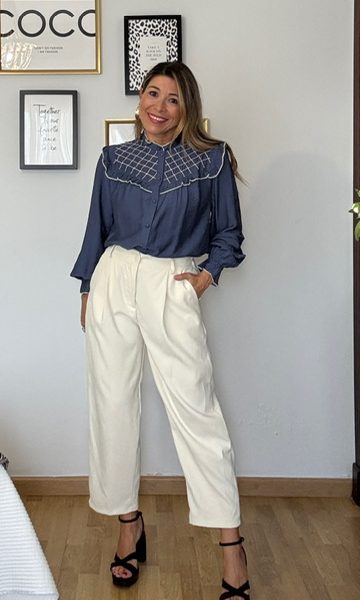 Pantalón Micropana Beige
