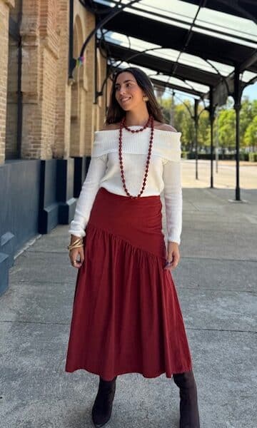 Falda Nadia Pana Teja