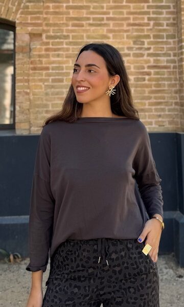 Camiseta Isabella Marrón