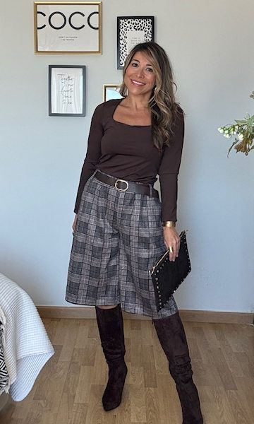 Bermudas tartán