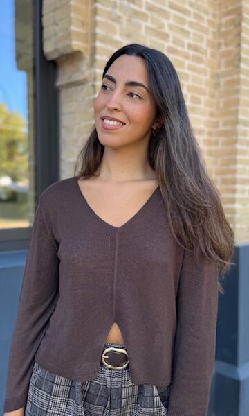 Jersey Punto Corina Marrón