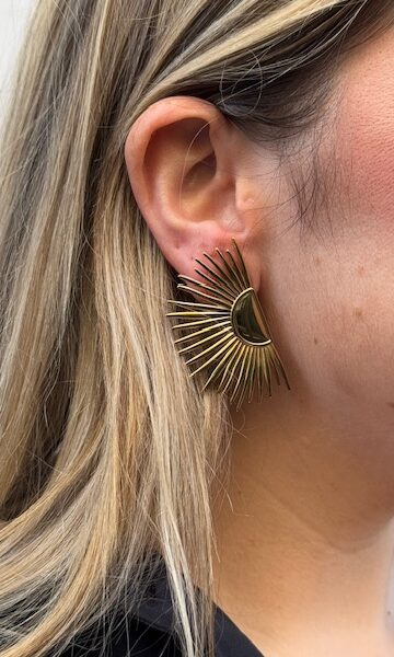 Pendientes Soles Dorados