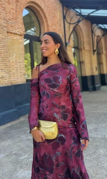 Vestido Invitada Dunia Buganvilla