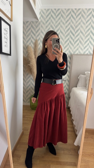 Falda Nadia Pana Teja - Imagen 5