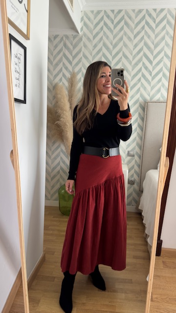 Falda Nadia Pana Teja