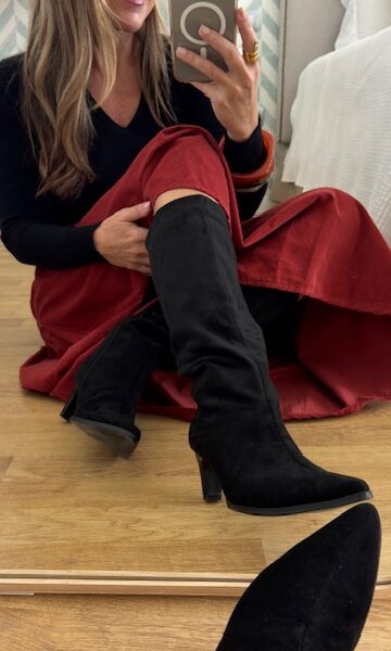 Botas Antelina Negro