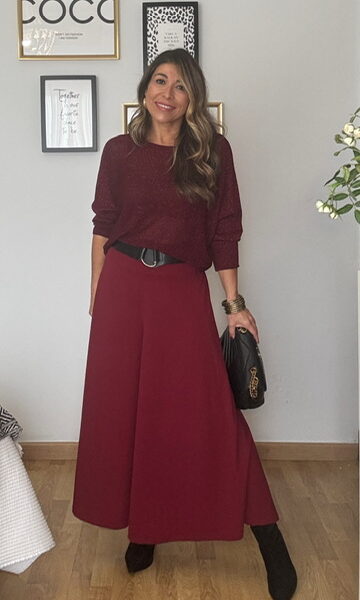 Pantalón Lola Otoño Burdeos