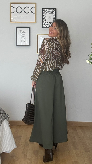 Pantalón Lola Otoño Verde Caza - Imagen 4