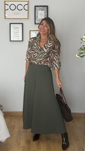 Pantalón Lola Otoño Verde Caza - Imagen 5