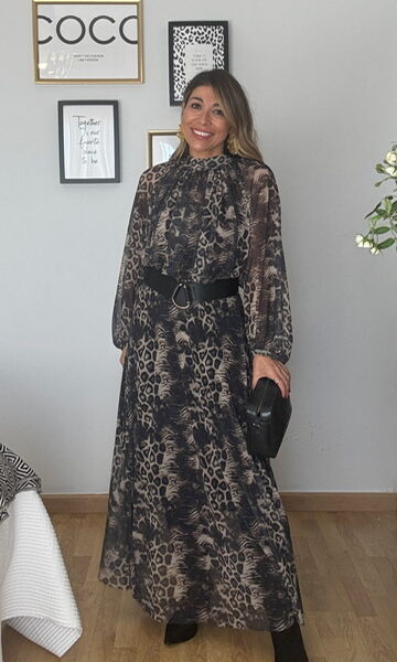 Falda Tul Estampado Animal Print