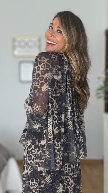 Blusa Tul Lazada Estampado Animal - Imagen 4