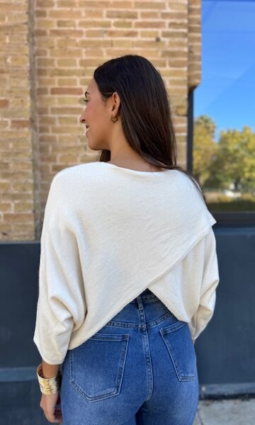 Jersey Alba Cruzado Beige