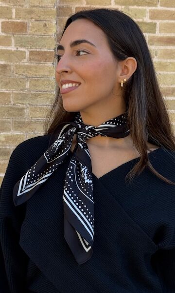 Pañuelo Negro Nineties Negro