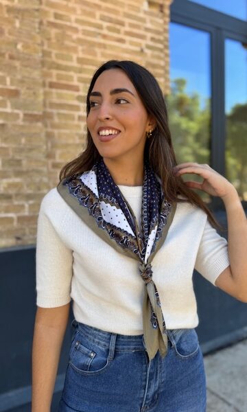 Pañuelo Banda Triangular Verde Caza