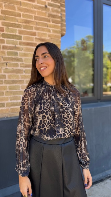 Blusa Tul Lazada Estampado Animal - Imagen 12